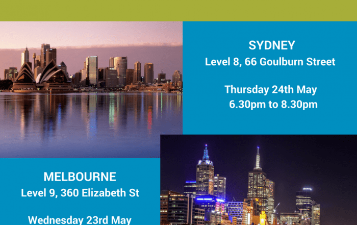 Melbourne and Sydney information nights