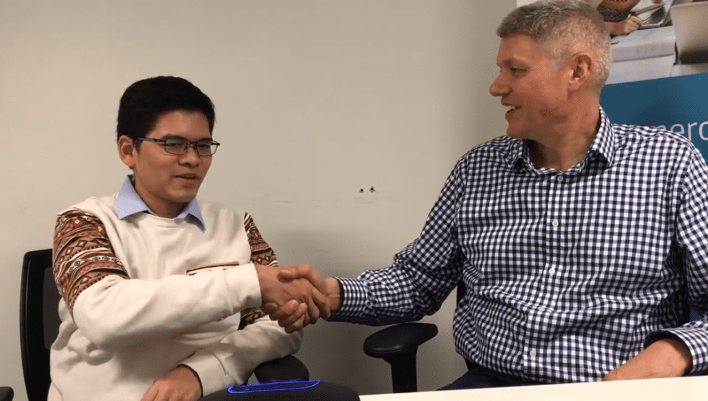 Luke from Vietnam just landed his first job in Australia with our help