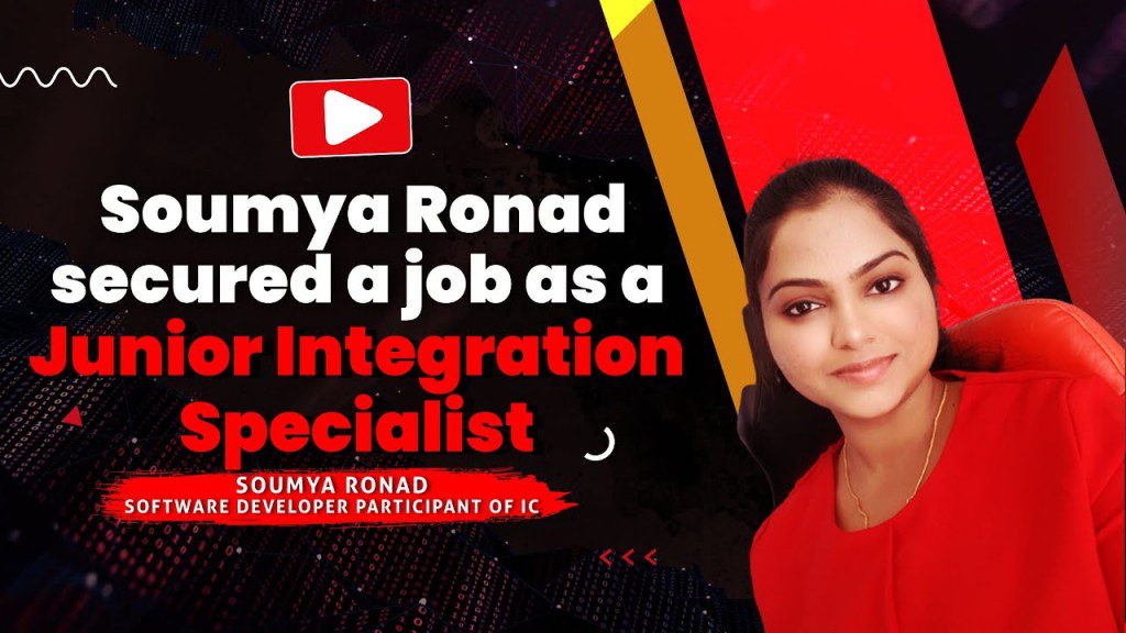 Soumya Ronad secured a job as a Junior Integration Specialist
