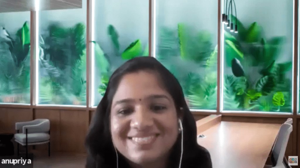 Anupriya Prasanna secured a job as Junior Test Analyst