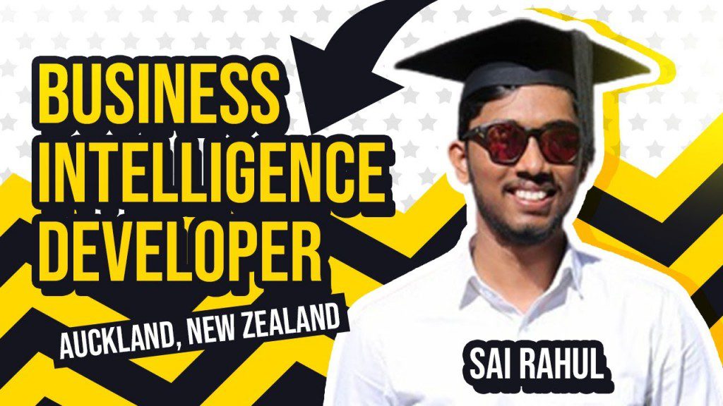 Sai just found a job as a Business Intelligence Developer