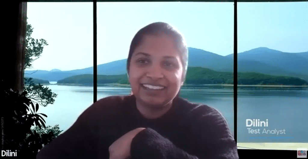 Dilini landed a job as a Test Analyst!