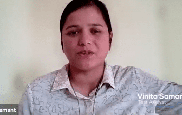 Vinita test analyst