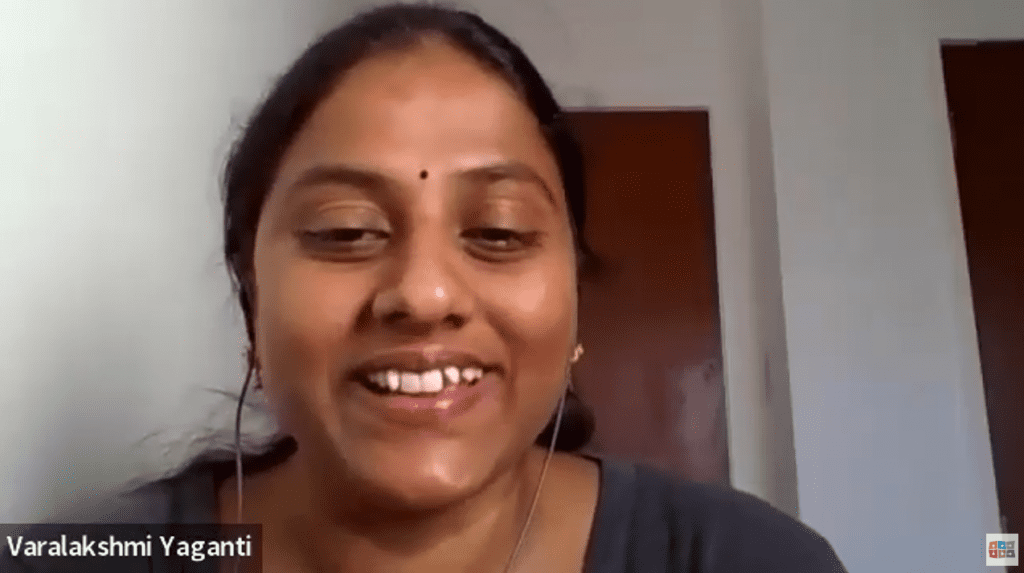 Varalakshmi went from mum to securing an Info Analyst job