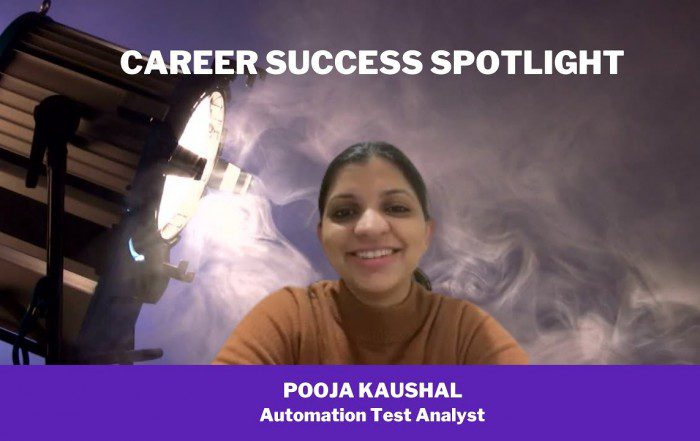 Pooja secured an Automation Test Analyst